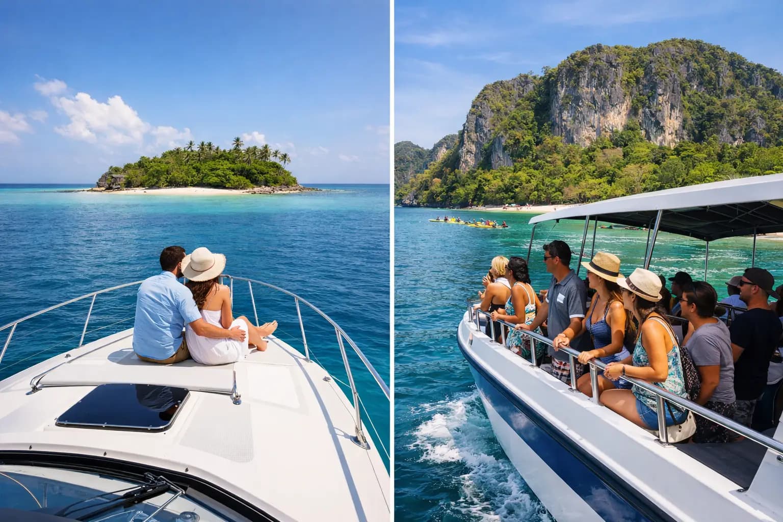Visites privées ou en groupe des îles : laquelle convient ?